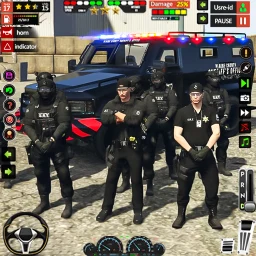 Ikon Offline Police Car: Cop Game